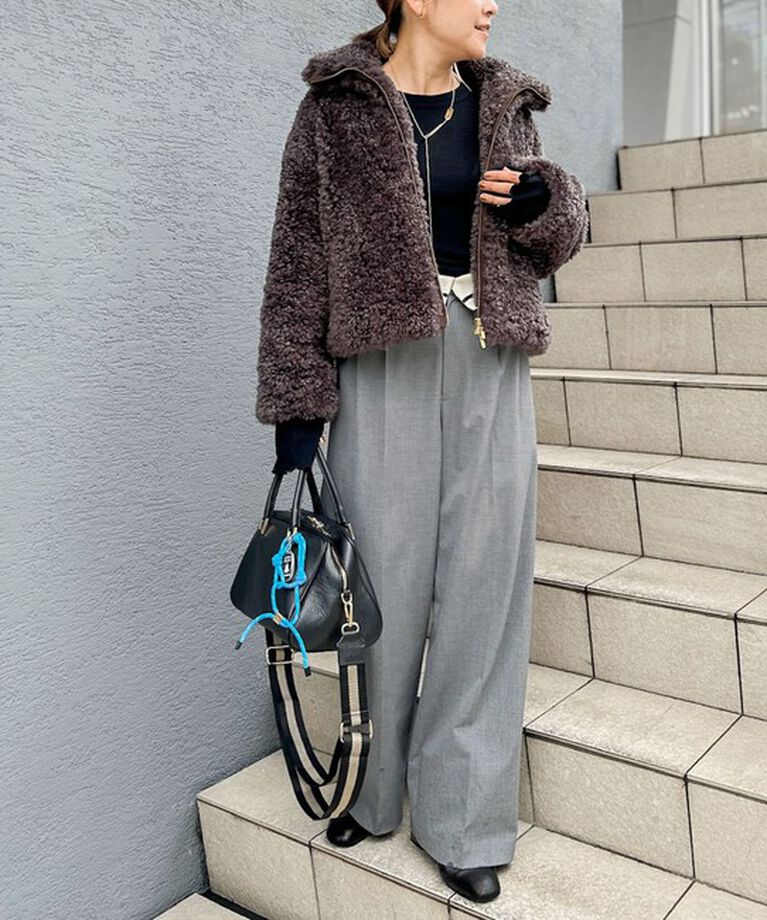 NOLLEY'S sophi「＜飯豊まりえさん着用＞ウォッシャブルウエスト折り返し2WAYワイドパンツ」|その他|