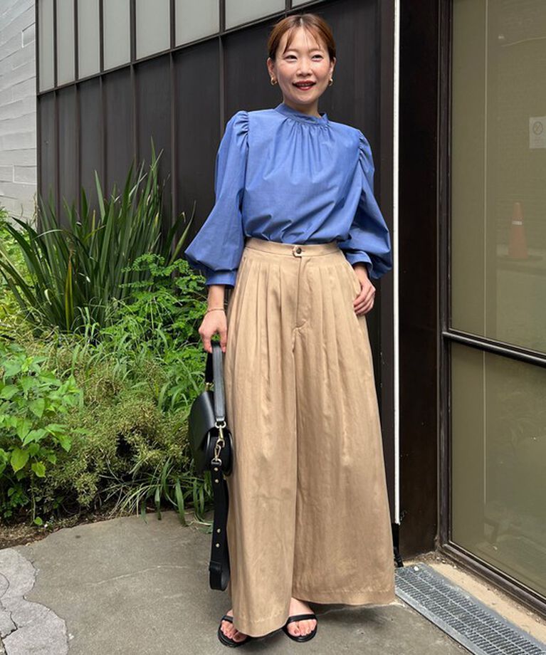 NOLLEY'S「◇【WEB限定サイズあり】ウォッシャブルセルロース5タックワイドパンツ」|その他|