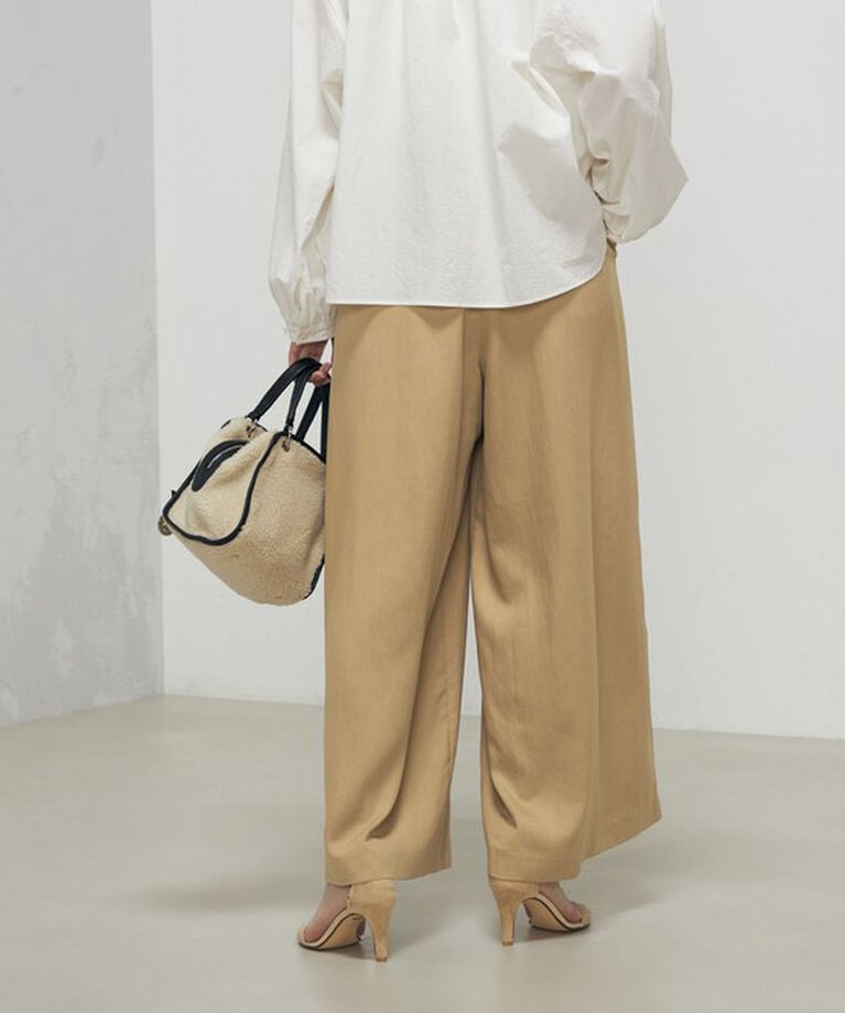 NOLLEY'S「◇【WEB限定サイズあり】ウォッシャブルセルロース5タックワイドパンツ」|その他|