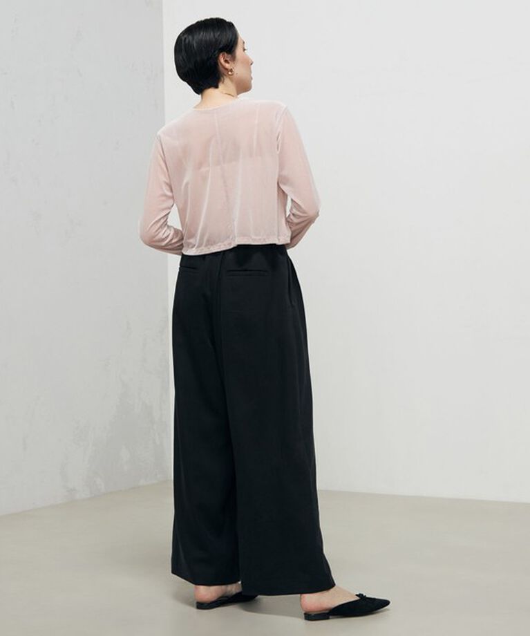 NOLLEY'S「◇【WEB限定サイズあり】ウォッシャブルセルロース5タックワイドパンツ」|その他|