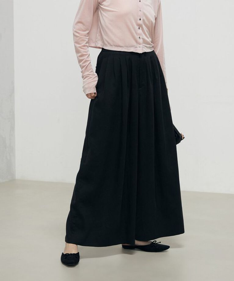 NOLLEY'S「◇【WEB限定サイズあり】ウォッシャブルセルロース5タックワイドパンツ」|その他|