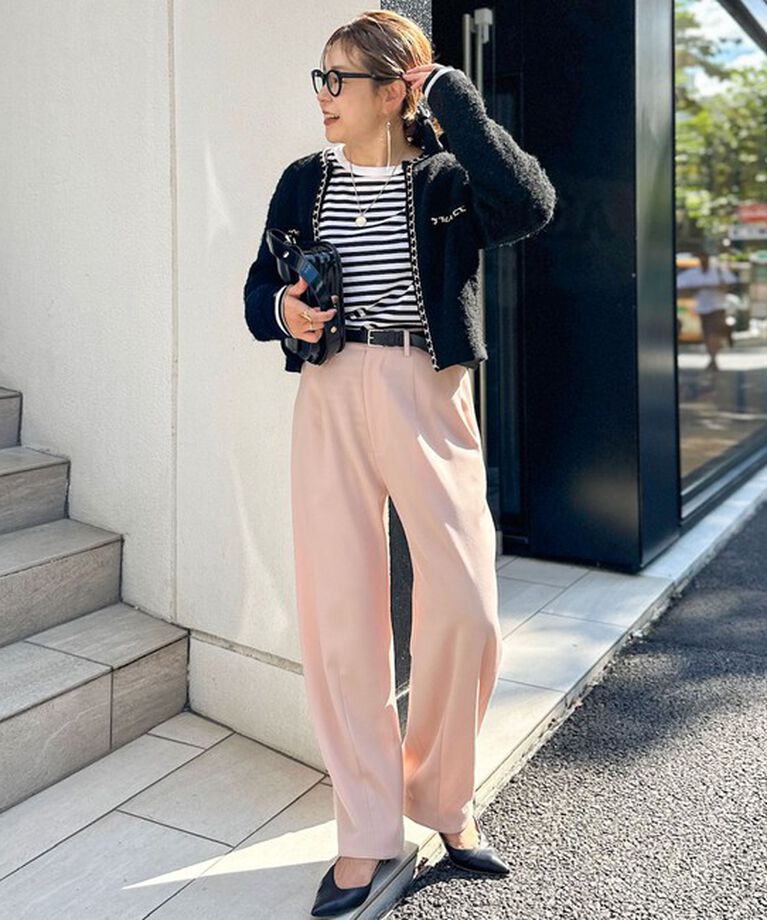 NOLLEY'S「＜飯豊まりえさん着用＞チェーンブレードフワフワジャケット 24AW」|カーディガン|