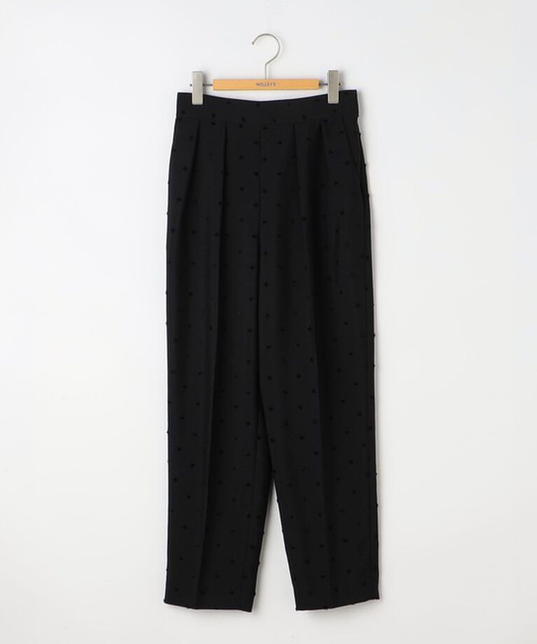 NOLLEY'S「《オールシーズン対応》ウォッシャブルドットツッキリツータックテーパードパンツ 24AW」|その他|
