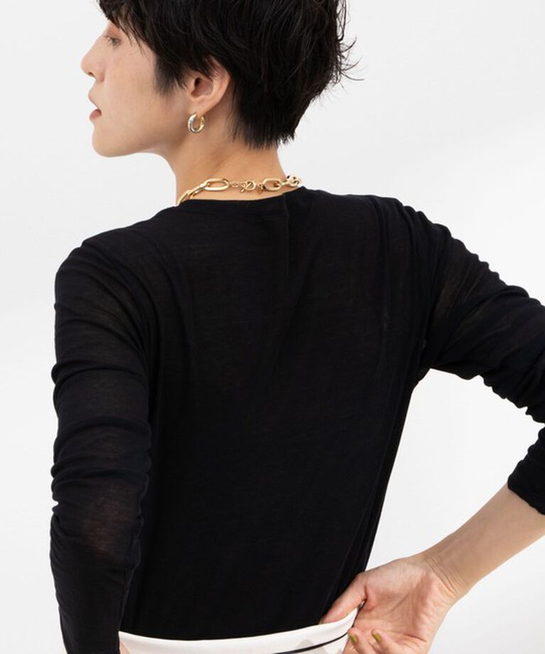NOLLEY'S sophi「シアーフライスロンT」|Tシャツ・カットソー|