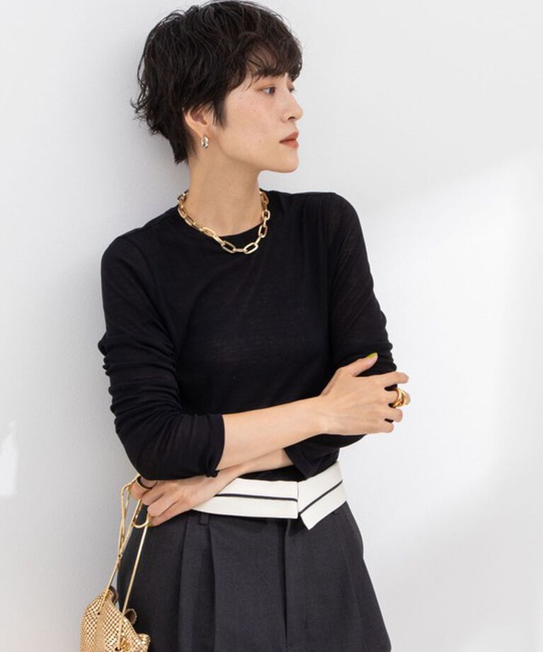 NOLLEY'S sophi「シアーフライスロンT」|Tシャツ・カットソー|