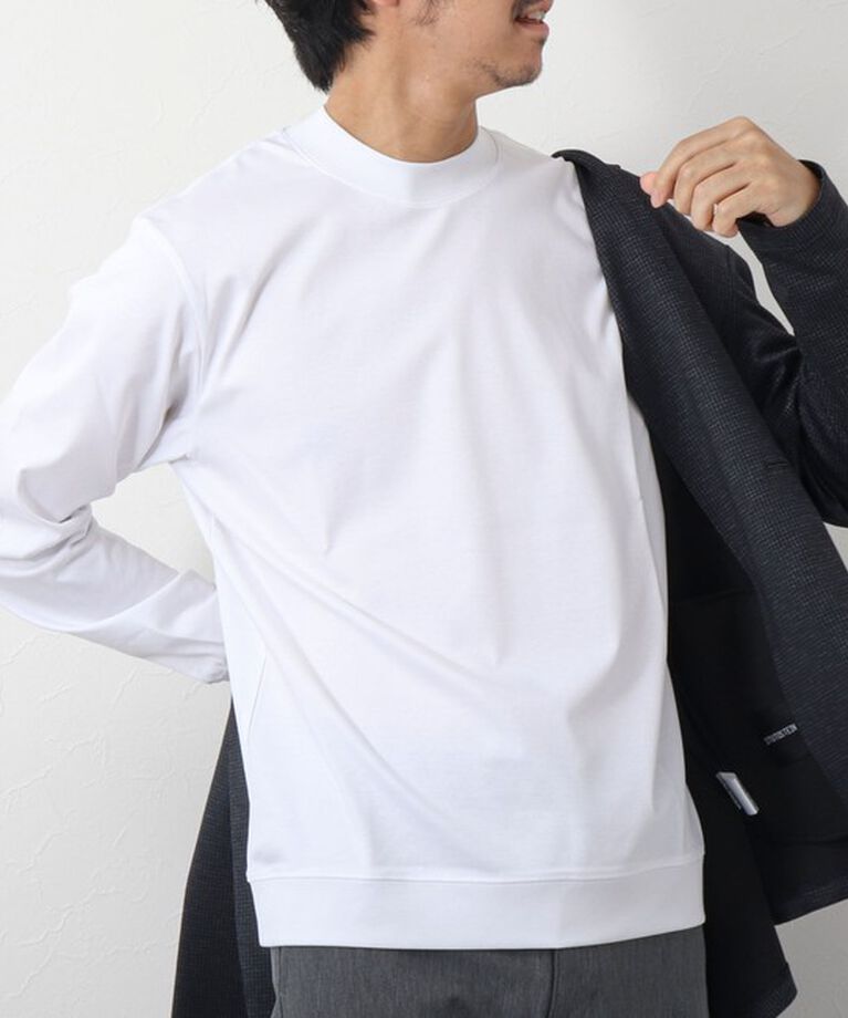NOLLEY'S goodman「《ビジカジ対応》シルケットスムース ドレスT長袖」|Tシャツ・カットソー|