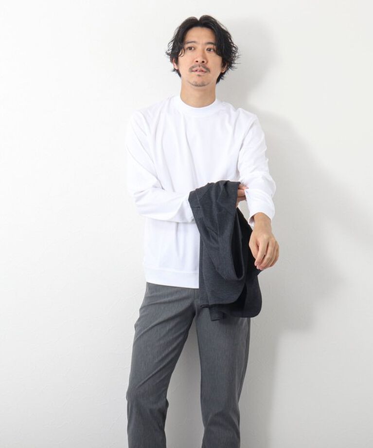 NOLLEY'S goodman「《ビジカジ対応》シルケットスムース ドレスT長袖」|Tシャツ・カットソー|