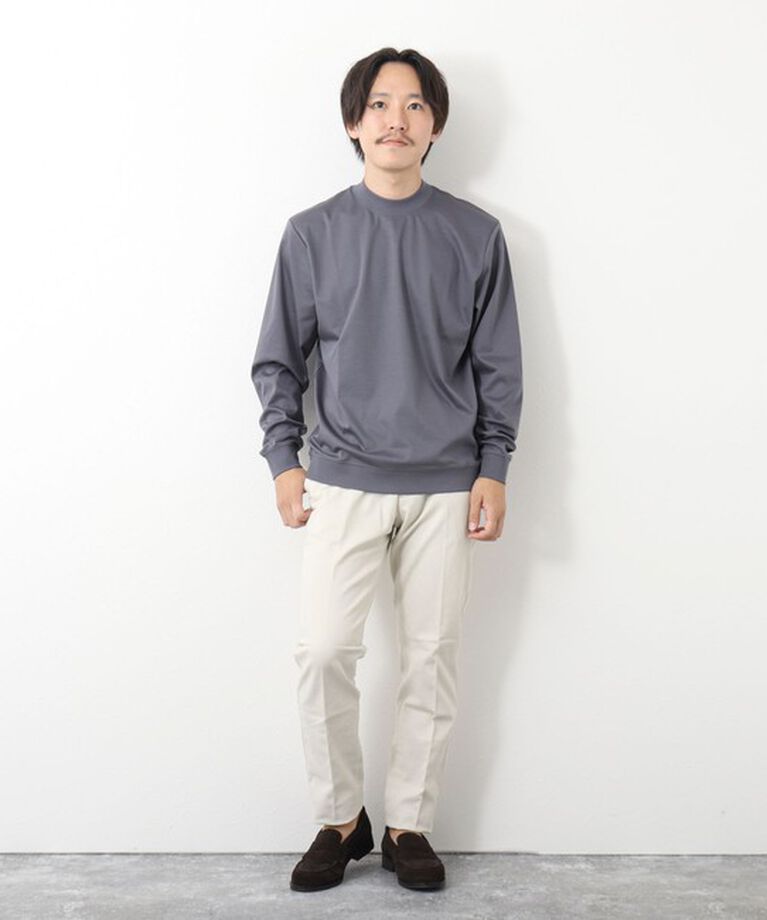 NOLLEY'S goodman「《ビジカジ対応》シルケットスムース ドレスT長袖」|Tシャツ・カットソー|