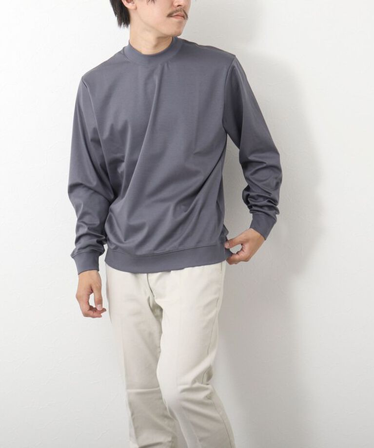 NOLLEY'S goodman「《ビジカジ対応》シルケットスムース ドレスT長袖」|Tシャツ・カットソー|