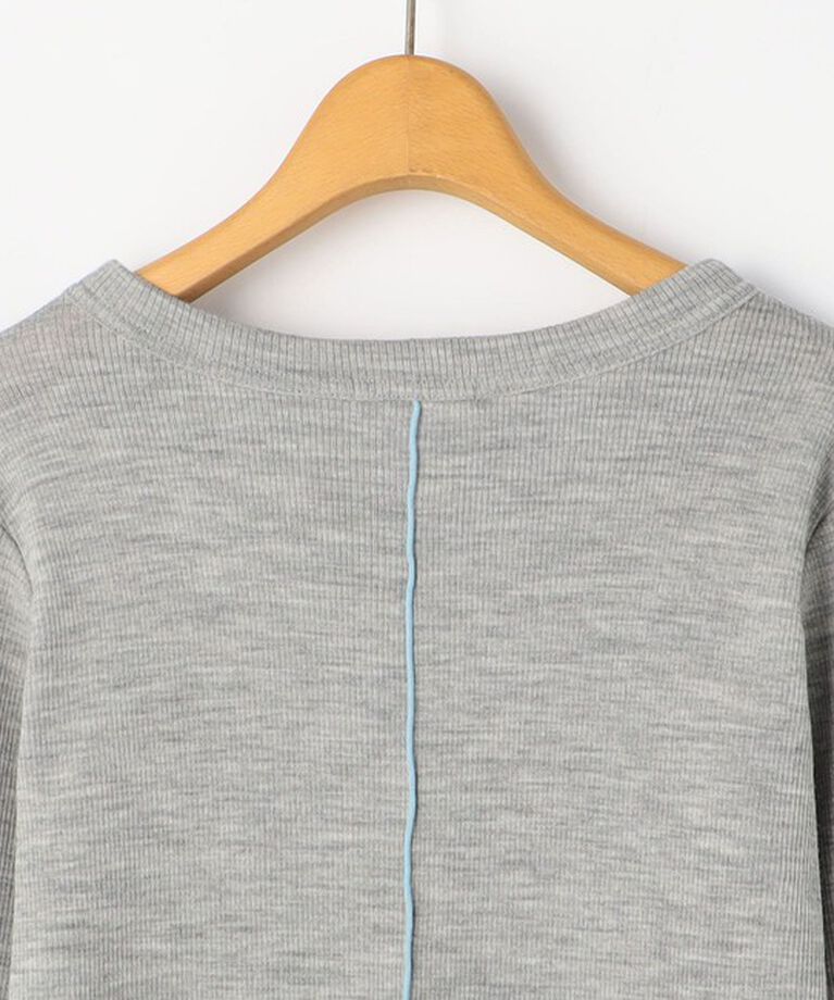 NOLLEY'S「MY STANDARDウォッシャブルリブクルーネックプルオーバーカットソー」|Tシャツ・カットソー|
