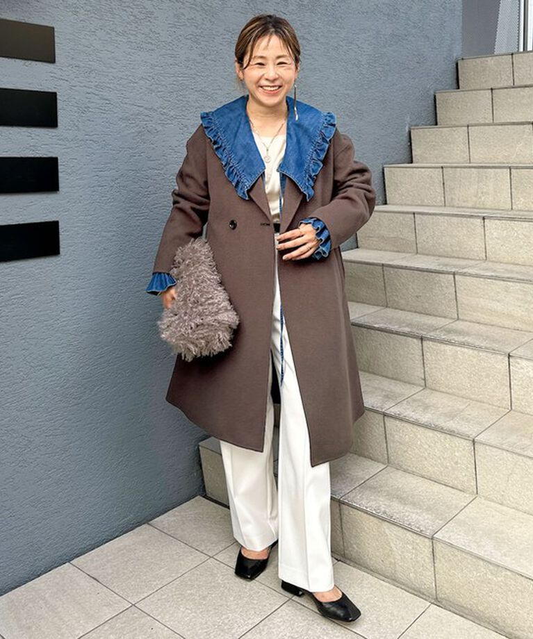 NOLLEY'S「ウォッシャブルウール調イージーワイドパンツ」|その他|