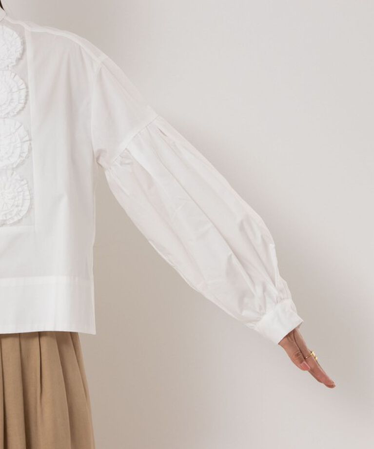 NOLLEY'S「【MARILYN MOON/マリリーンムーン】dramatic tuck motif blouse」|シャツ・ブラウス|