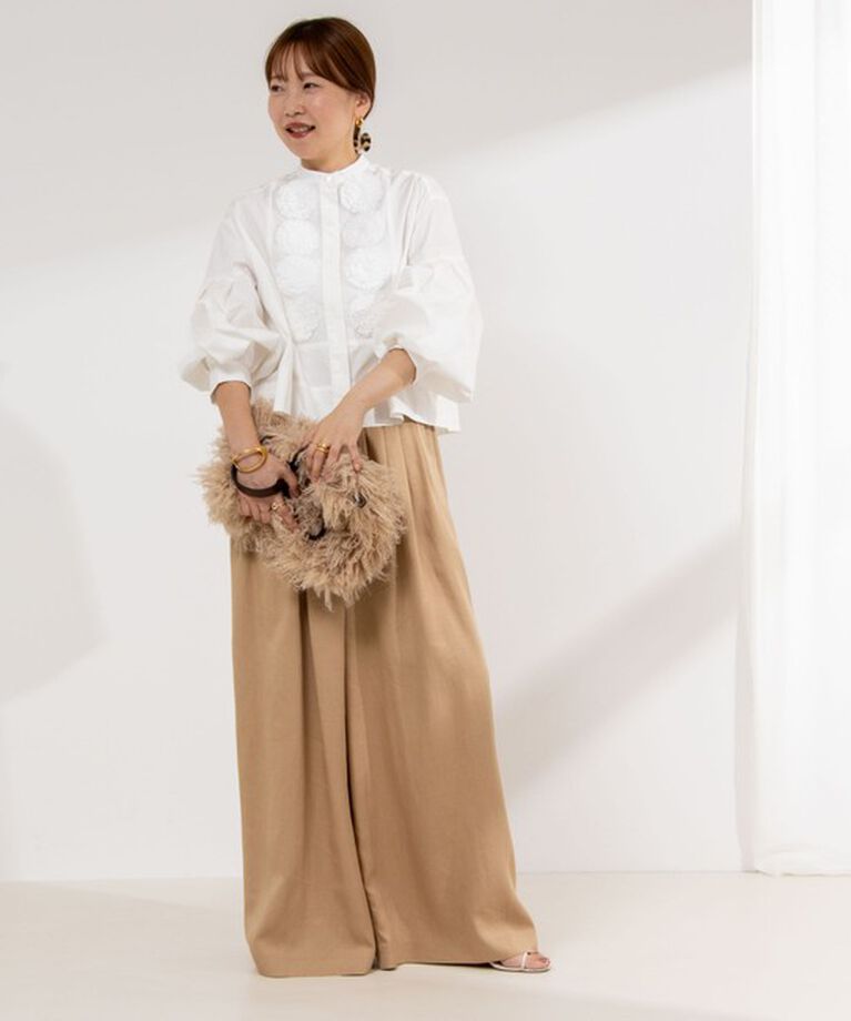 NOLLEY'S「【MARILYN MOON/マリリーンムーン】dramatic tuck motif blouse」|シャツ・ブラウス|