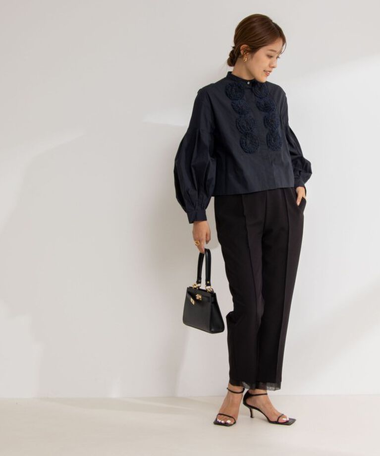 NOLLEY'S「【MARILYN MOON/マリリーンムーン】dramatic tuck motif blouse」|シャツ・ブラウス|