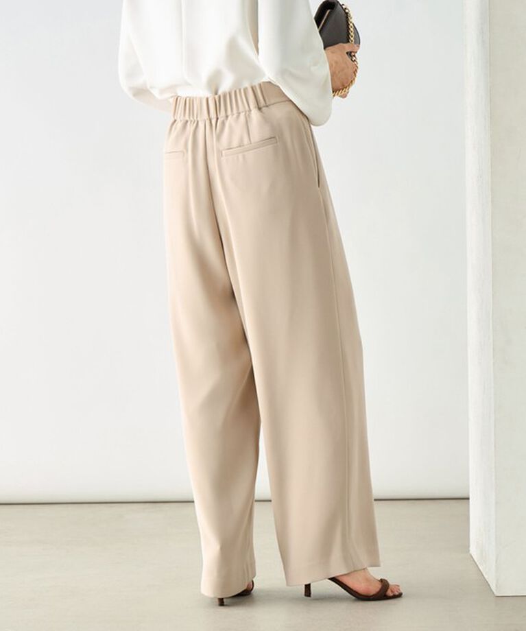 NOLLEY'S「《セットアップ対応》ウォッシャブルダブルクロスワイドパンツ」|その他|