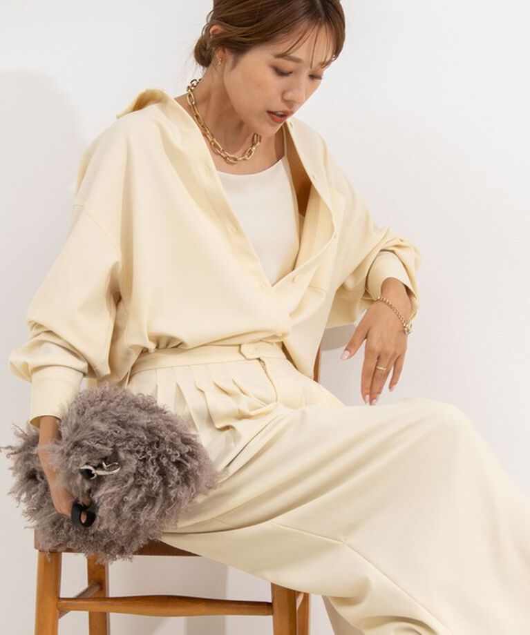 NOLLEY'S「《セットアップ対応》ウォッシャブルMannishシャツ」|シャツ・ブラウス|