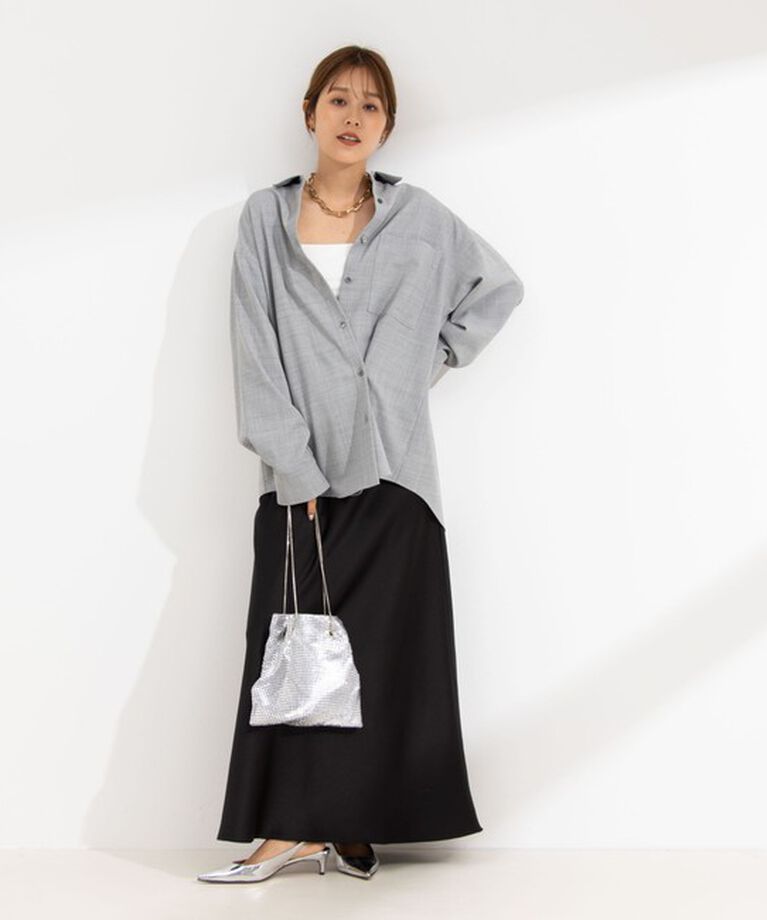 NOLLEY'S「《セットアップ対応》ウォッシャブルMannishシャツ」|シャツ・ブラウス|