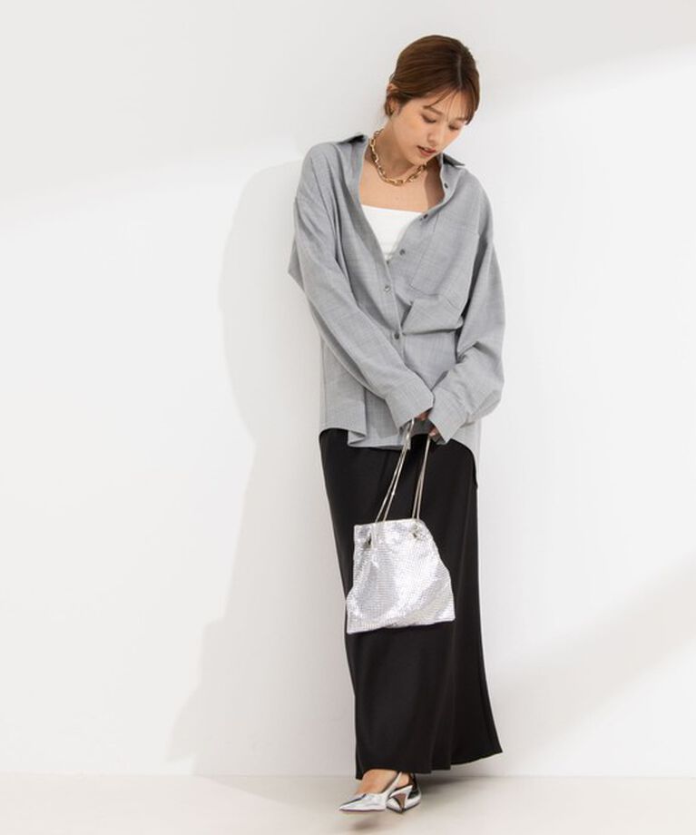 NOLLEY'S「《セットアップ対応》ウォッシャブルMannishシャツ」|シャツ・ブラウス|