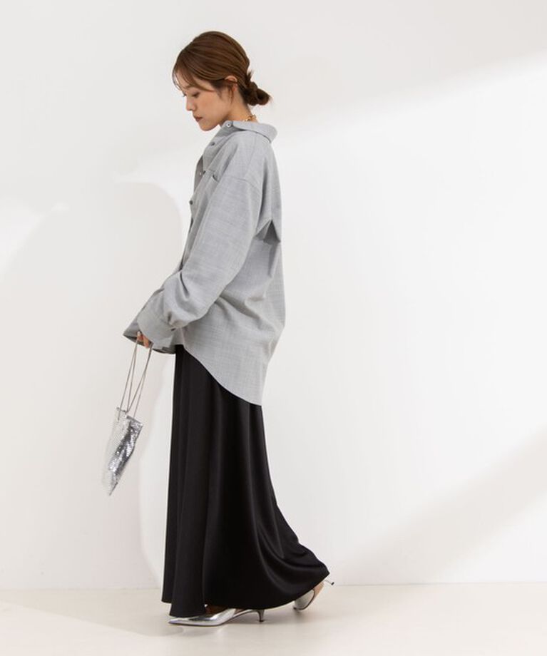 NOLLEY'S「《セットアップ対応》ウォッシャブルMannishシャツ」|シャツ・ブラウス|