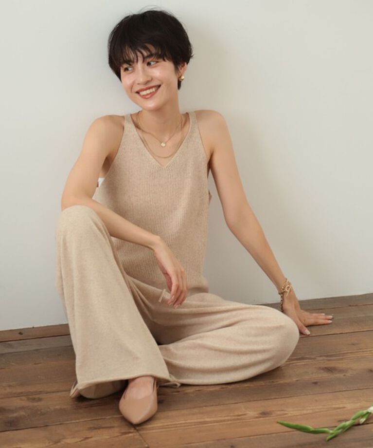 NOLLEY'S「《手洗い可能》《セットアップ対応》カシミヤ混ニットパンツ」|その他|