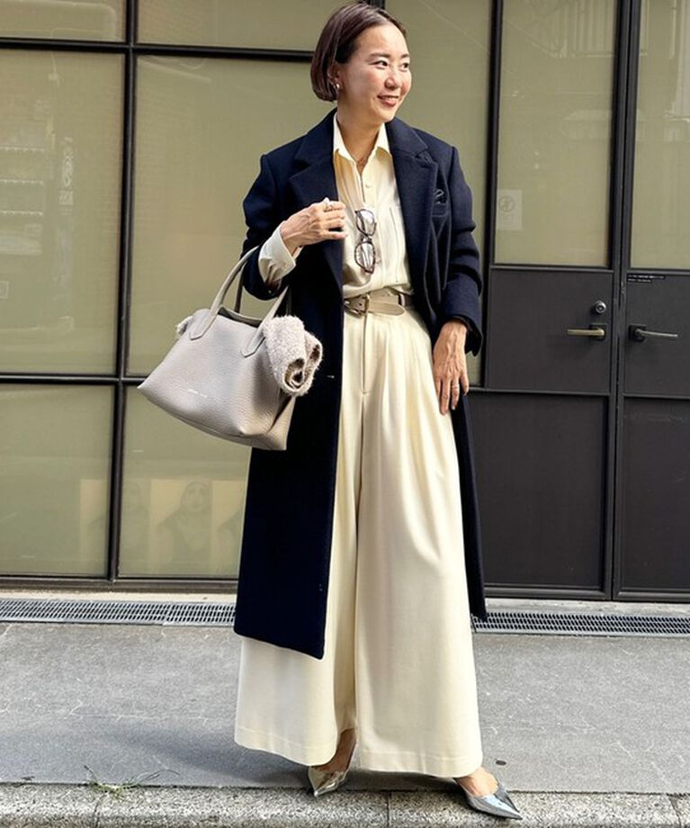 NOLLEY'S「◇【WEB限定サイズあり】《セットアップ対応》ウォッシャブルMannishワイドパンツ」|その他|