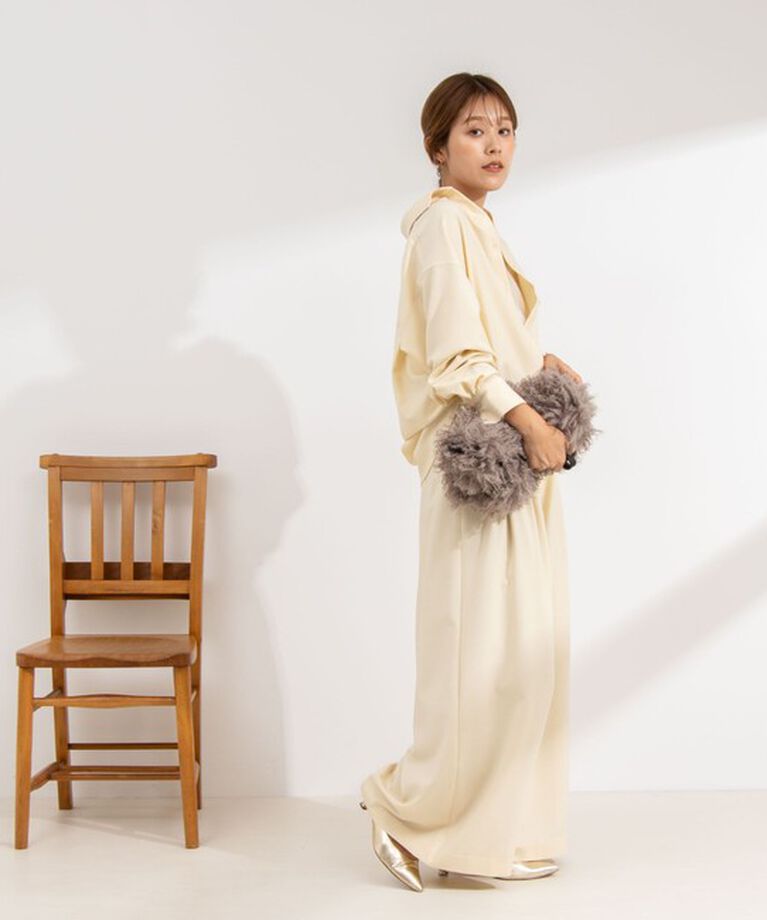 NOLLEY'S「◇【WEB限定サイズあり】《セットアップ対応》ウォッシャブルMannishワイドパンツ」|その他|