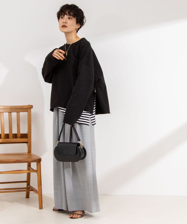 NOLLEY'S「◇【WEB限定サイズあり】《セットアップ対応》ウォッシャブルMannishワイドパンツ」|その他|