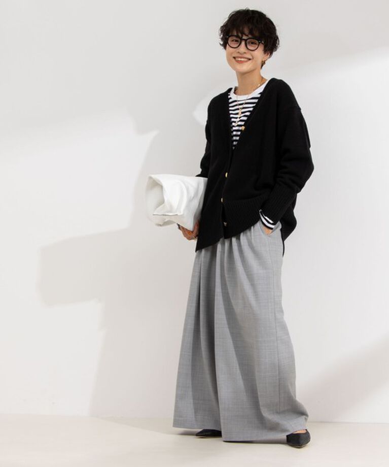 NOLLEY'S「◇【WEB限定サイズあり】《セットアップ対応》ウォッシャブルMannishワイドパンツ」|その他|