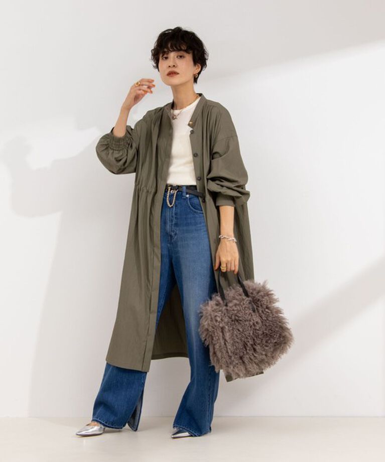 NOLLEY'S「ウォッシャブルヴィンテージツイルワンピース」|ワンピース|