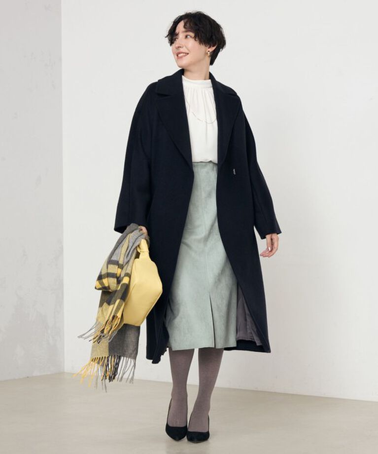 Ravissant Laviere「ハンドステッチベルテッドコート」|ダッフルコート|