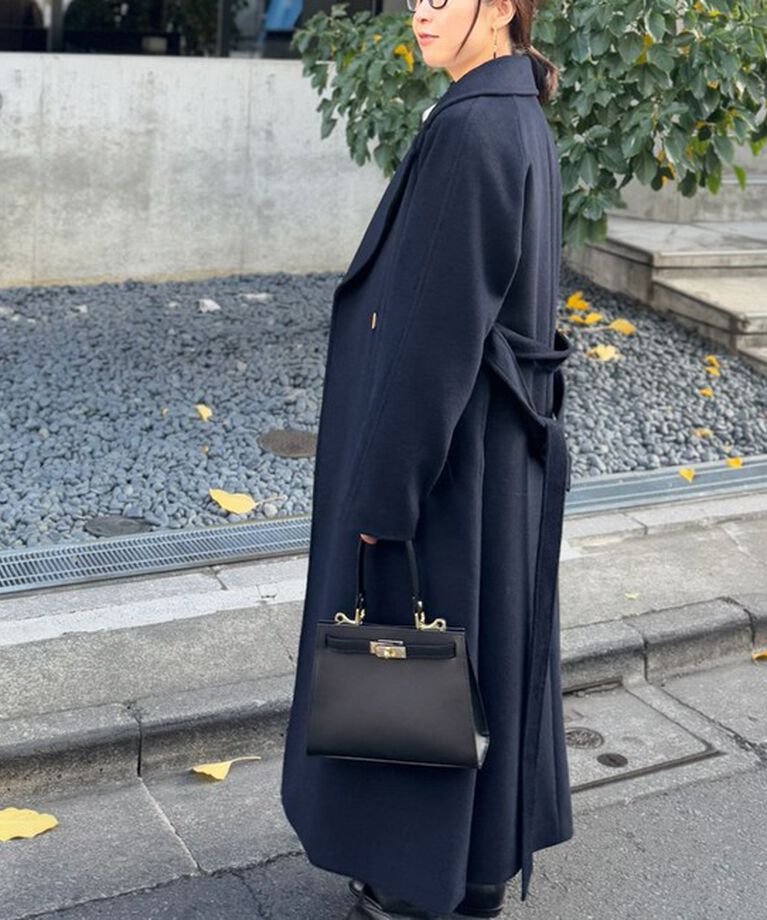 Ravissant Laviere「ハンドステッチベルテッドコート」|ダッフルコート|