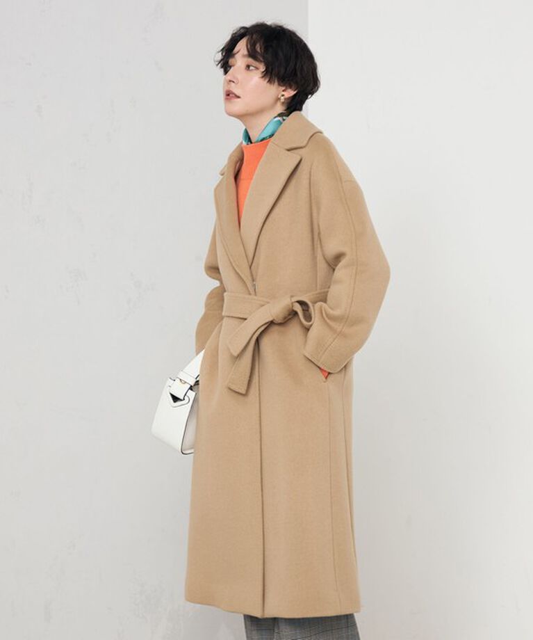 Ravissant Laviere「ハンドステッチベルテッドコート」|ダッフルコート|