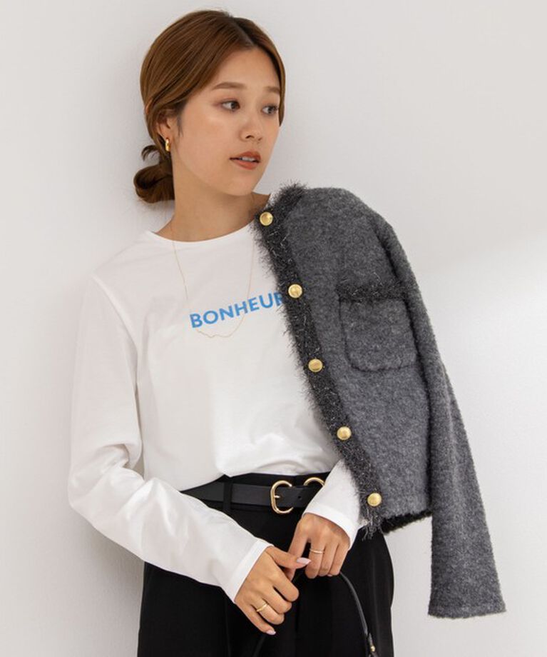 NOLLEY'S「ロゴプリント ロンT」|Tシャツ・カットソー|