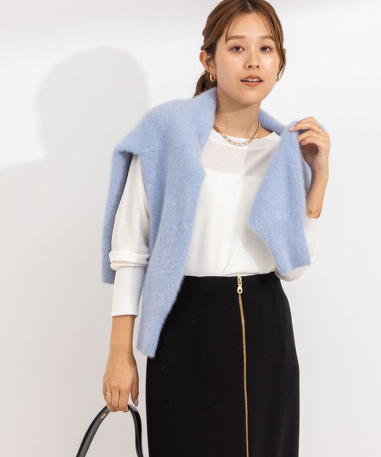 NOLLEY'S sophi「シアーワッフルボートプルオーバーカットソー」|Tシャツ・カットソー|