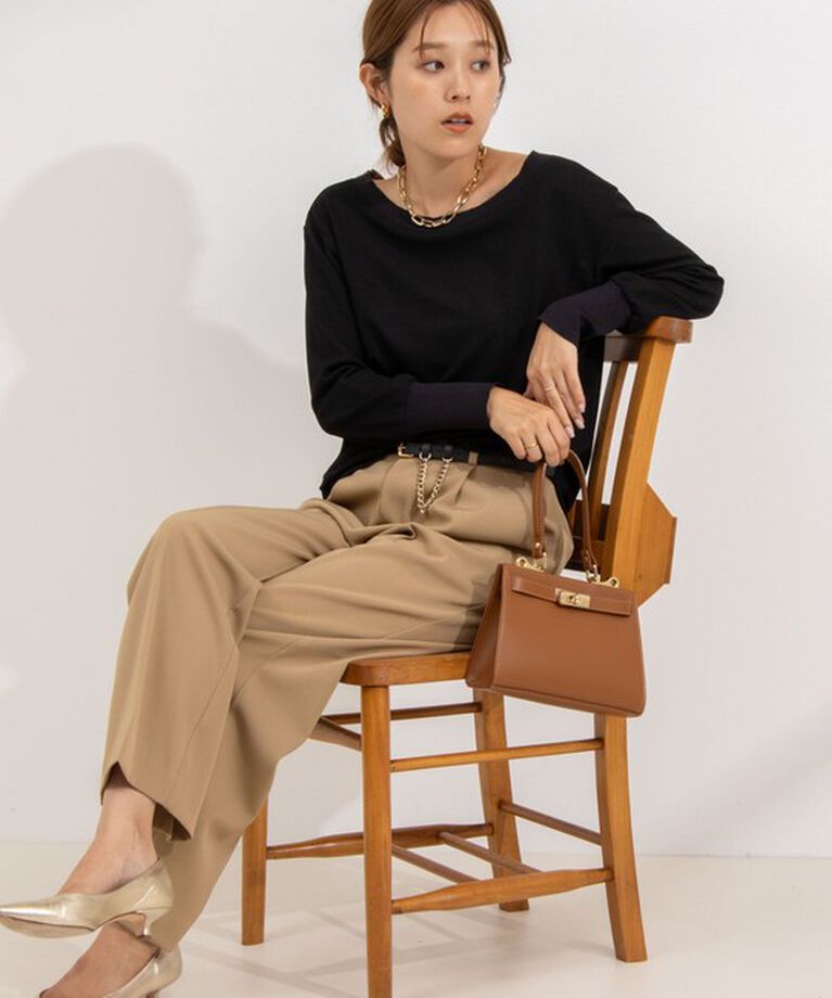 NOLLEY'S sophi「シアーワッフルボートプルオーバーカットソー」|Tシャツ・カットソー|