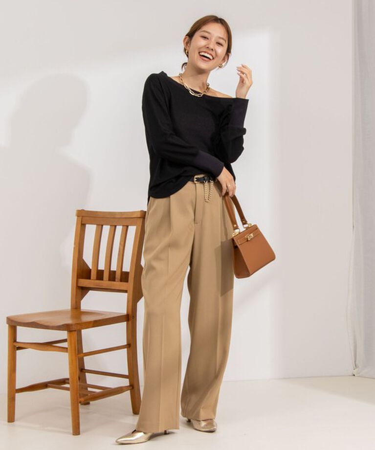 NOLLEY'S sophi「シアーワッフルボートプルオーバーカットソー」|Tシャツ・カットソー|