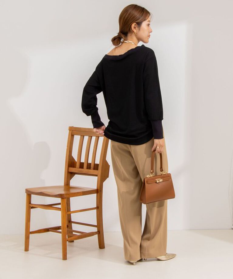 NOLLEY'S sophi「シアーワッフルボートプルオーバーカットソー」|Tシャツ・カットソー|