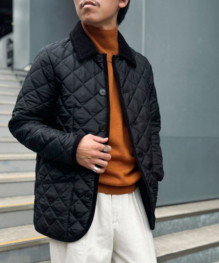NOLLEY'S goodman「【Traditional WeatherWear】別注 WAVERLY TWW キルティングジャケット」|ブルゾン・スタジャン|ブラック