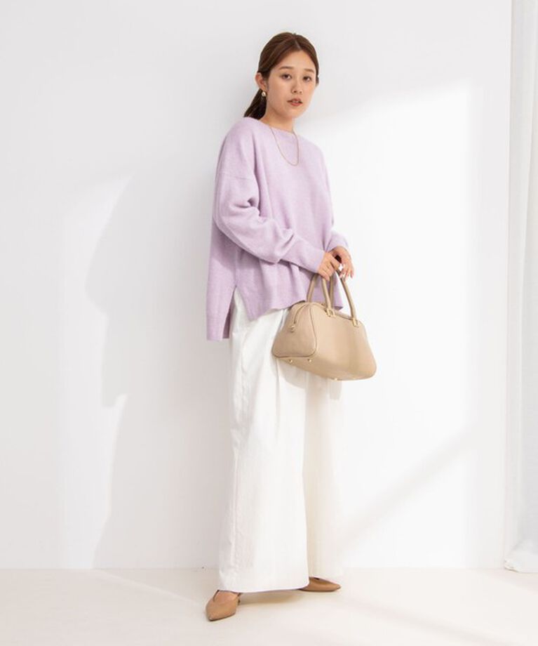 NOLLEY'S「ウォッシャブルイージーケアツイルワイドパンツ」|その他|