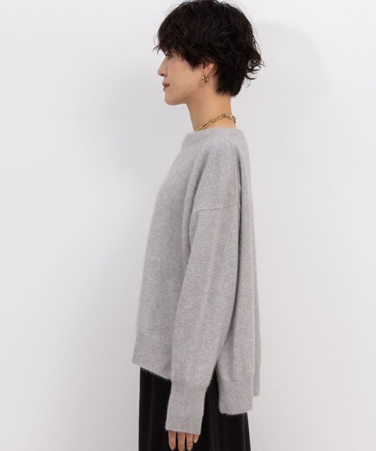 NOLLEY'S「ウォッシャブルヘアリーニットボートネックプルオーバーニット」|ニット・セーター|