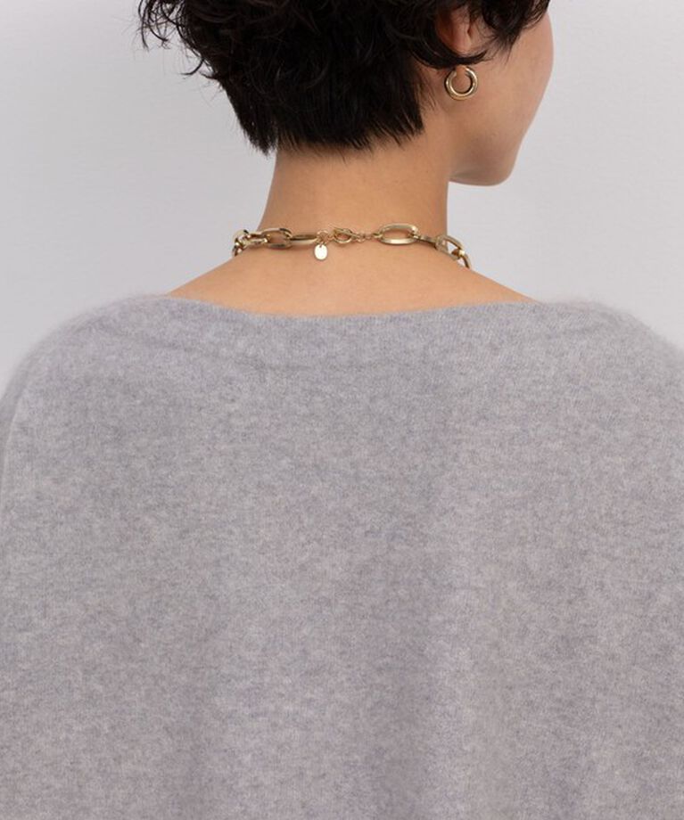 NOLLEY'S「ウォッシャブルヘアリーニットボートネックプルオーバーニット」|ニット・セーター|