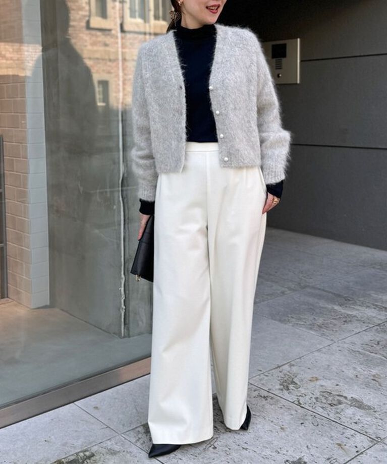 NOLLEY'S「《セットアップ対応》ウォッシャブル両面起毛イージーワイドパンツ」|その他|