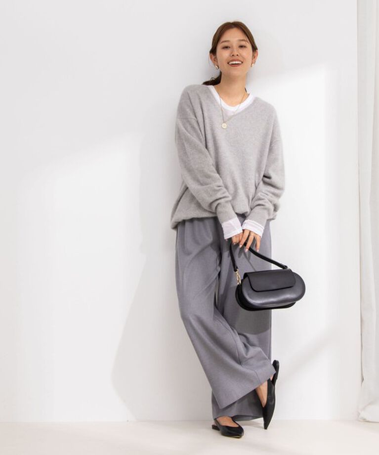 NOLLEY'S「《セットアップ対応》ウォッシャブル両面起毛イージーワイドパンツ」|その他|