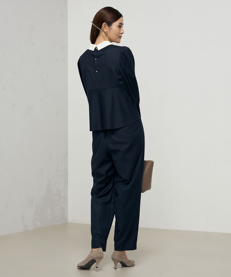 NOLLEY'S「《セットアップ対応》ウォッシャブルツータックテーパードパンツ」|その他|