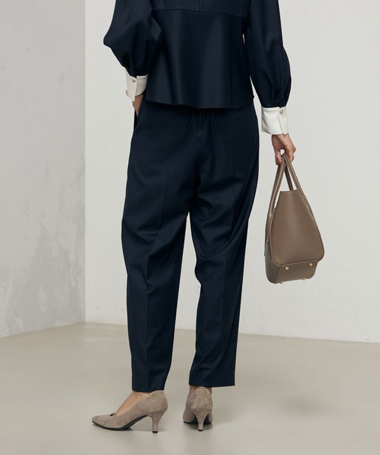 NOLLEY'S「《セットアップ対応》ウォッシャブルツータックテーパードパンツ」|その他|
