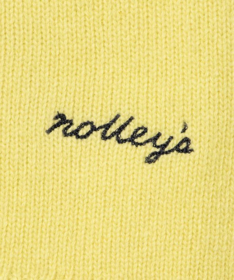 NOLLEY'S「ロゴ刺繍入りVネックプルオーバーニット」|ニット・セーター|