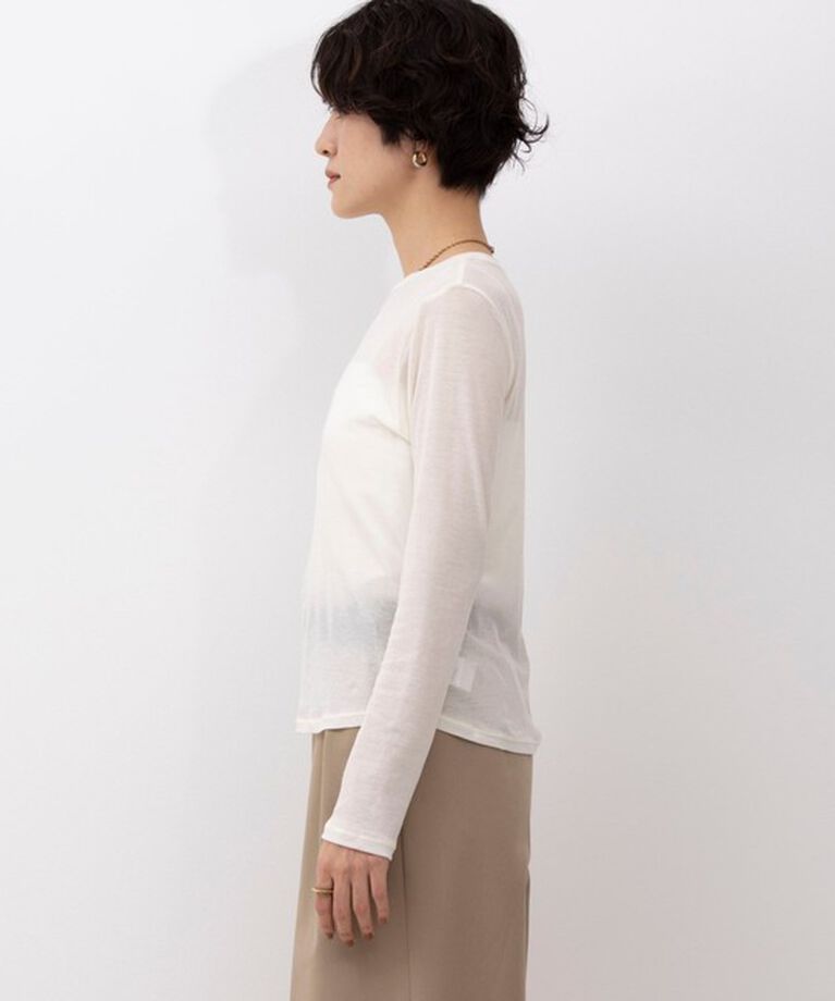 NOLLEY'S sophi「シアーフライス ロンT」|Tシャツ・カットソー|