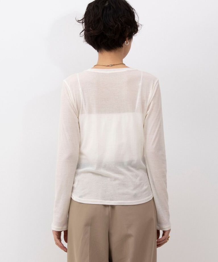 NOLLEY'S sophi「シアーフライス ロンT」|Tシャツ・カットソー|