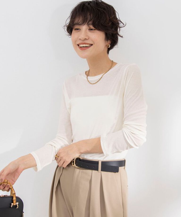 NOLLEY'S sophi「シアーフライス ロンT」|Tシャツ・カットソー|