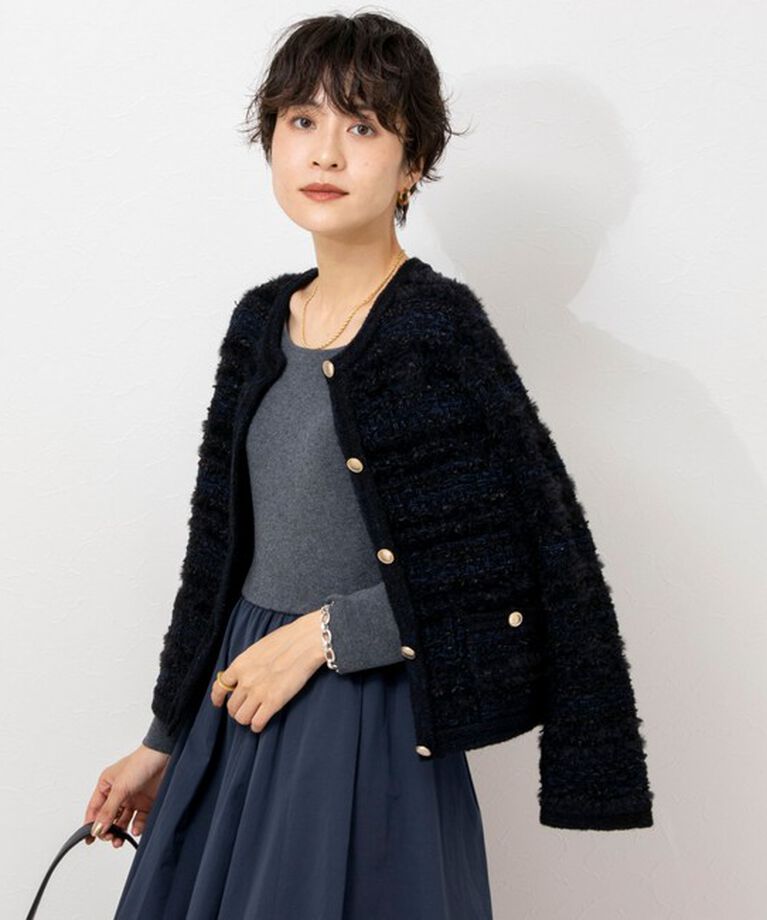 NOLLEY'S sophi「タフタバルーンスカート2WAYニットワンピース」|ワンピース|